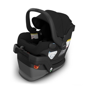 image:imageUPPAbaby Mesa V3 Infant Car Seat  Easy Installation  SmartSecure Technology  Attaches to Stroller  Base  Infant Insert Included  Ada SandstoneJames Black