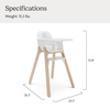 image:imageUPPAbaby Ciro V2 Baby High Chair  Adjustable Easy to Clean  AnyaAnya Warm White