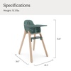 image:imageUPPAbaby Ciro V2 Baby High Chair  Adjustable Easy to Clean  AnyaBetsy Spruce Green