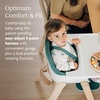 image:imageUPPAbaby Ciro V2 Baby High Chair  Adjustable Easy to Clean  AnyaCaleb Steel Blue