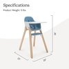 image:imageUPPAbaby Ciro V2 Baby High Chair  Adjustable Easy to Clean  AnyaCaleb Steel Blue
