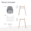 image:imageUPPAbaby Ciro V2 Baby High Chair  Adjustable Easy to Clean  AnyaChloe Grey
