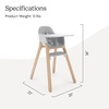 image:imageUPPAbaby Ciro V2 Baby High Chair  Adjustable Easy to Clean  AnyaChloe Grey