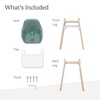 image:imageUPPAbaby Ciro V2 Baby High Chair  Adjustable Easy to Clean  AnyaEmrick Green