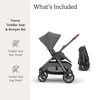 image:imageUPPAbaby Kona Stroller  Compact from Birth Car Seat Compatible  AdaRowan Graphite