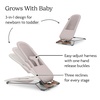 image:imageUPPAbaby Mira V2 3in1 Baby Bouncer  Toy Bar Included  MaddieTownsend Beige