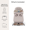 image:imageUPPAbaby Mira V2 3in1 Baby Bouncer  Toy Bar Included  MaddieTownsend Beige