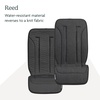 image:imageUPPAbaby Seat Liner Luxe  Genuine Shearling Breathable Stroller LinerReed Charcoal