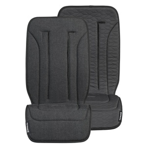 image:imageUPPAbaby Seat Liner Luxe  Genuine Shearling Breathable Stroller LinerReed Charcoal